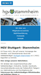 Mobile Screenshot of hgv-stammheim.de